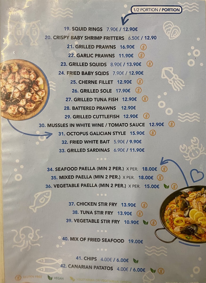 Tapitas la Caleta Menu - Image 3