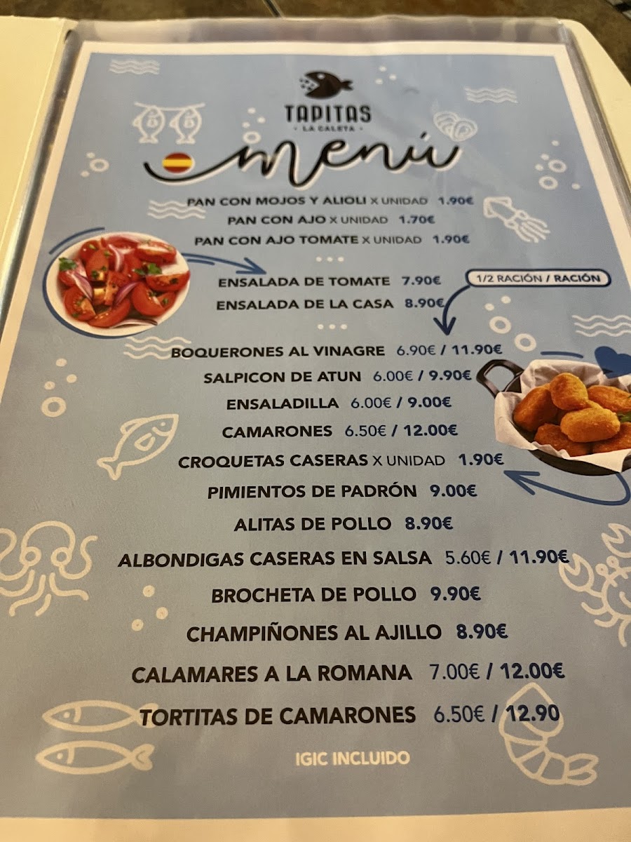 Tapitas la Caleta Menu - Image 6